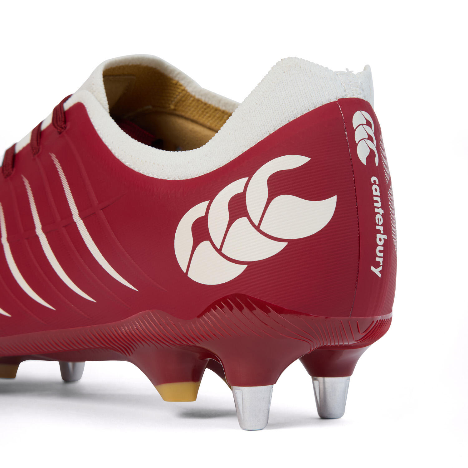 Crampons Canterbury Phoenix 2.0 Pro SG Rouge et beige 6/7