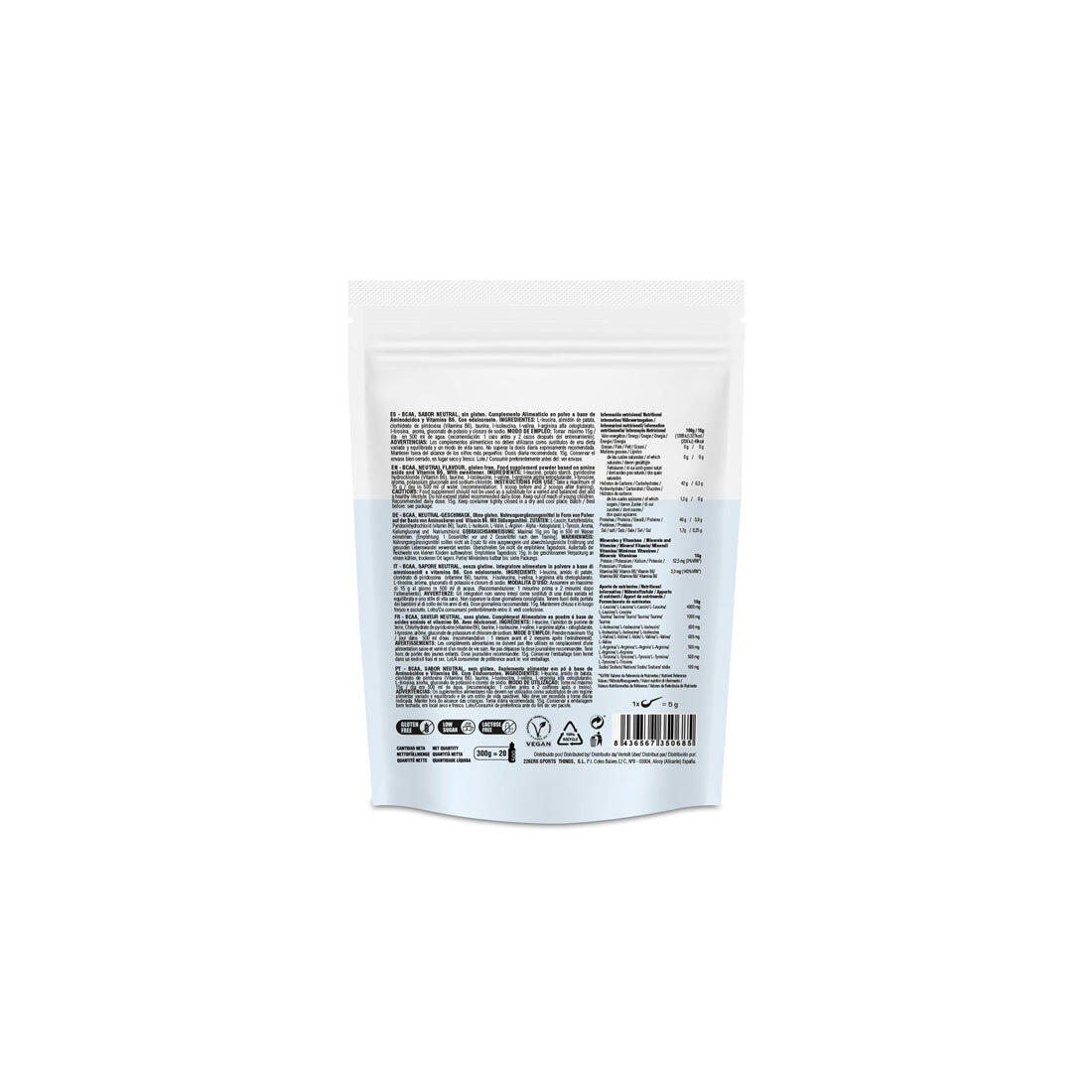 Aminokwasy 226ERS BCAA 8:1:1 + Tyrozyna + Tauryna + Arginina + Vit.B6 + Potas 6/6