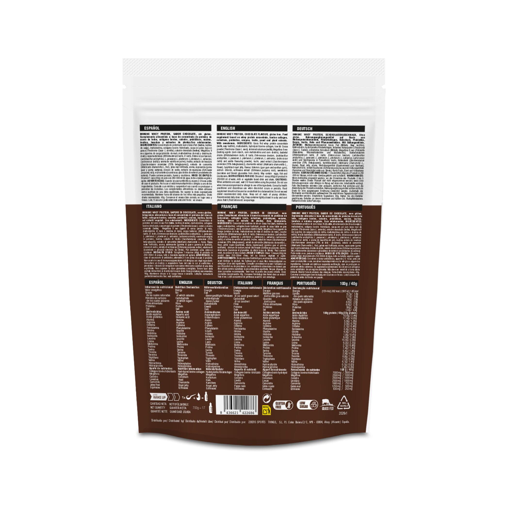IMMUNE WHEY PROTEIN - Batido Proteico en Polvo 6/6