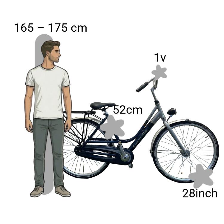 Bicicleta usada Gazelle Ambinace 2/4