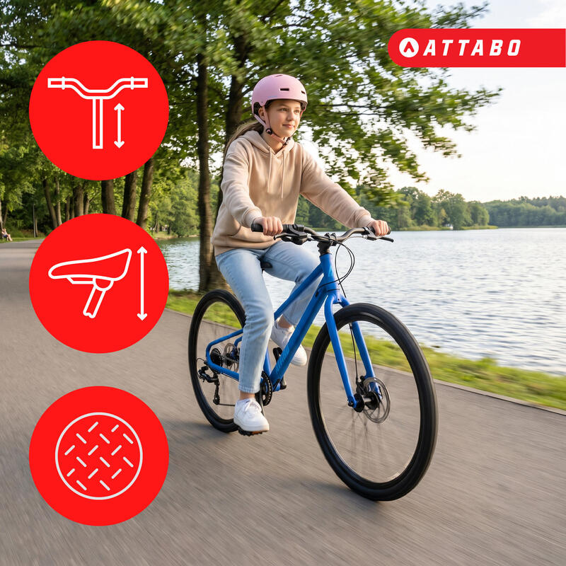 Bicicletă pentru copii ATTABO EASE 26" 9,8 kg Gen 2