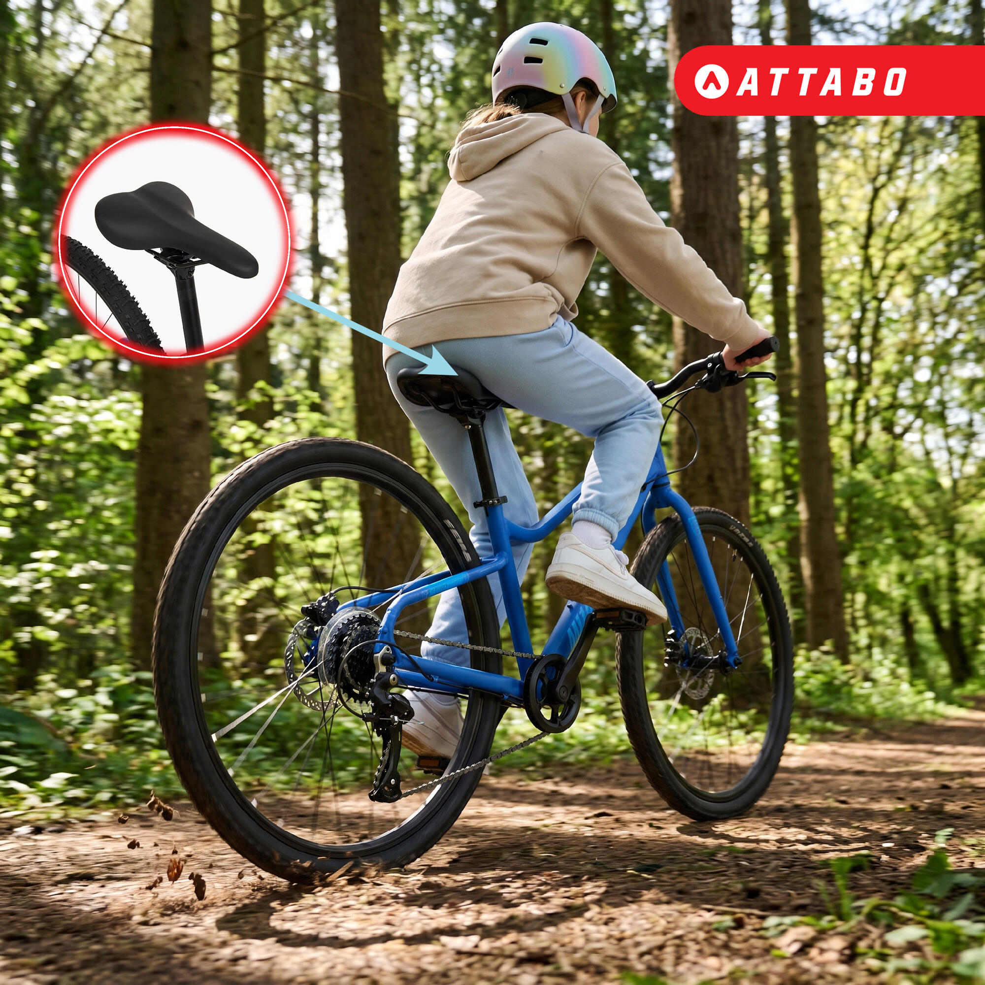 Vélo enfant ATTABO EASE 26" 9,8 kg Génération 2 4/7