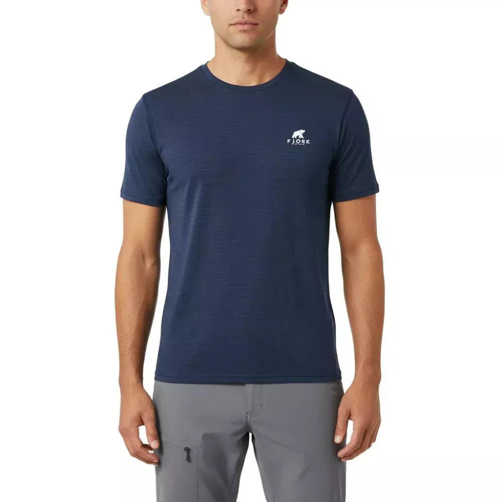 Tricou de trekking pentru bărbați din merino