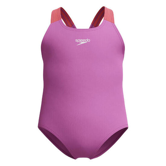 Maillot De Bain 1 Pièce LEARN TO SWIM MEDALIST Bébé Fille (Rose)