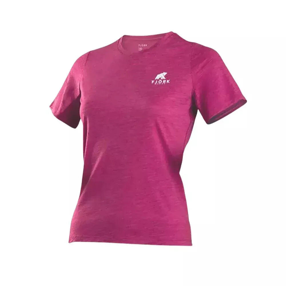 T-shirt de trekking en mérinos Femme 2/8