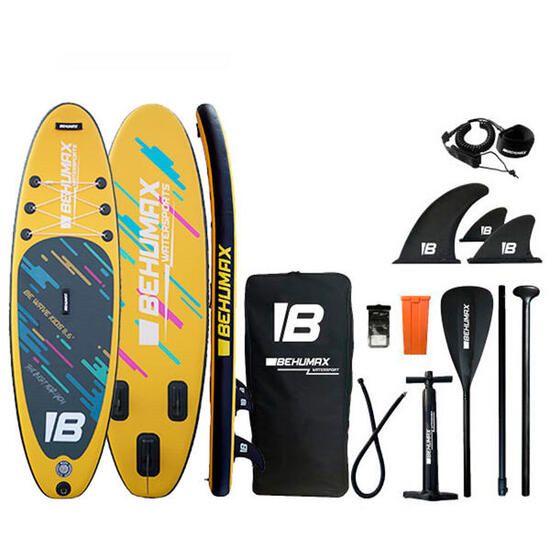 Planche de stand up paddle - Be Wave Kids 8.6 jaune enfant