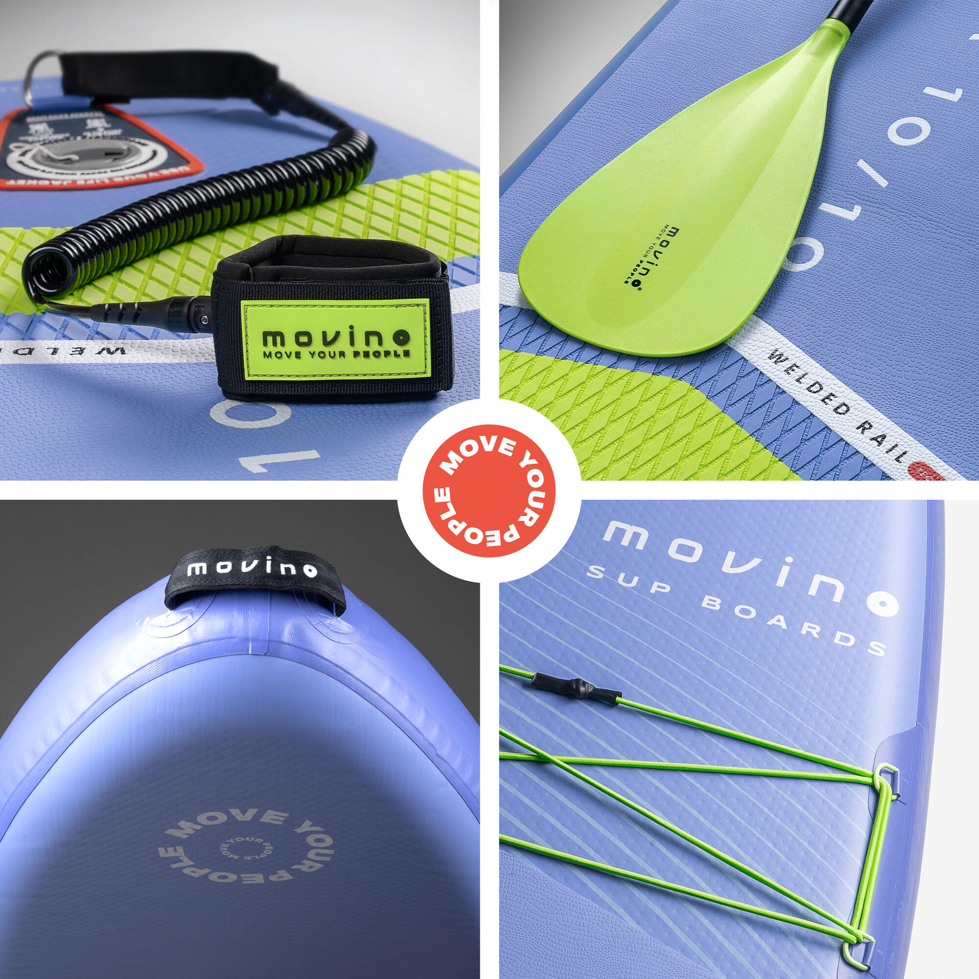 Nafukovací SUP paddleboard Garda LL (330 cm) svařované hrany pádlo 2v1 3/8