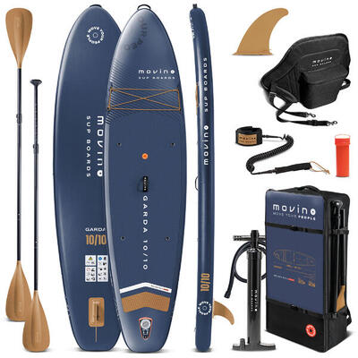 Tavola SUP gonfiabile saldata Garda NB (330 cm) con sedile kayak e pagaia 2 in 1
