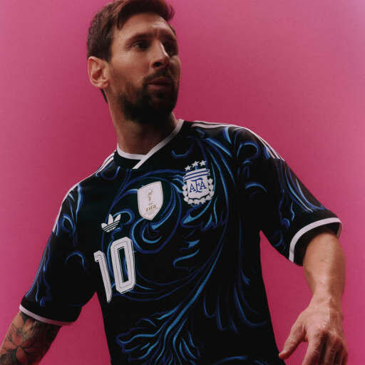 Camisola Alternativa Oficial 26 da Argentina 2/8
