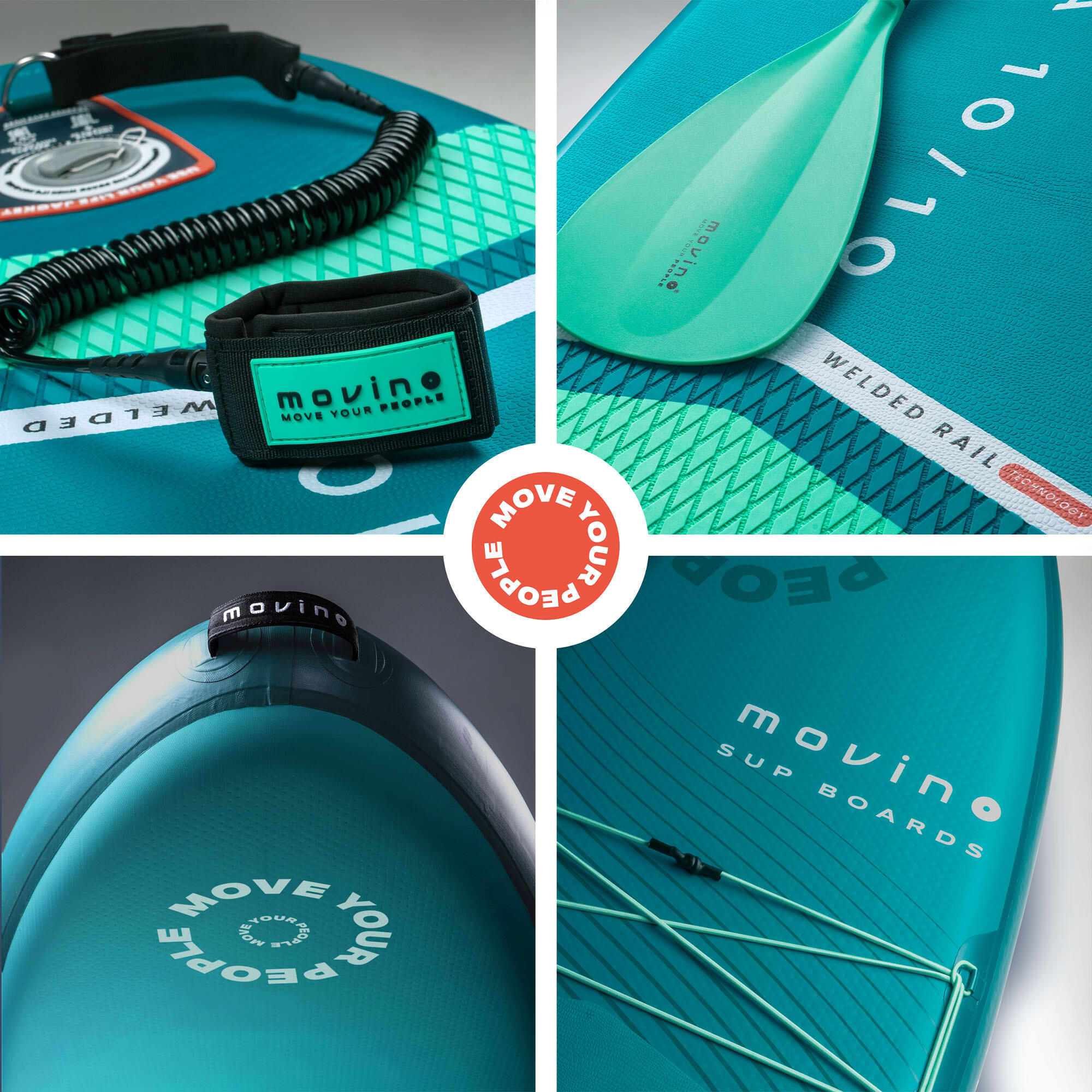 Nafukovací SUP paddleboard Garda TM (330 cm) svařované hrany pádlo 2v1 3/8