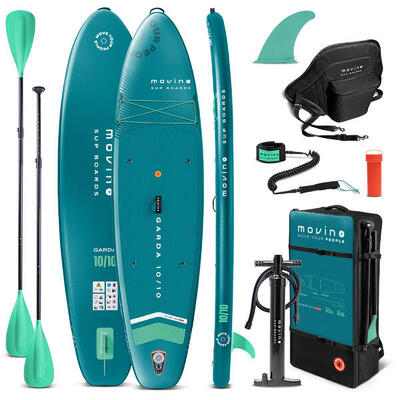 Tavola SUP gonfiabile saldata Garda TM (330 cm) con sedile kayak e pagaia 2 in 1