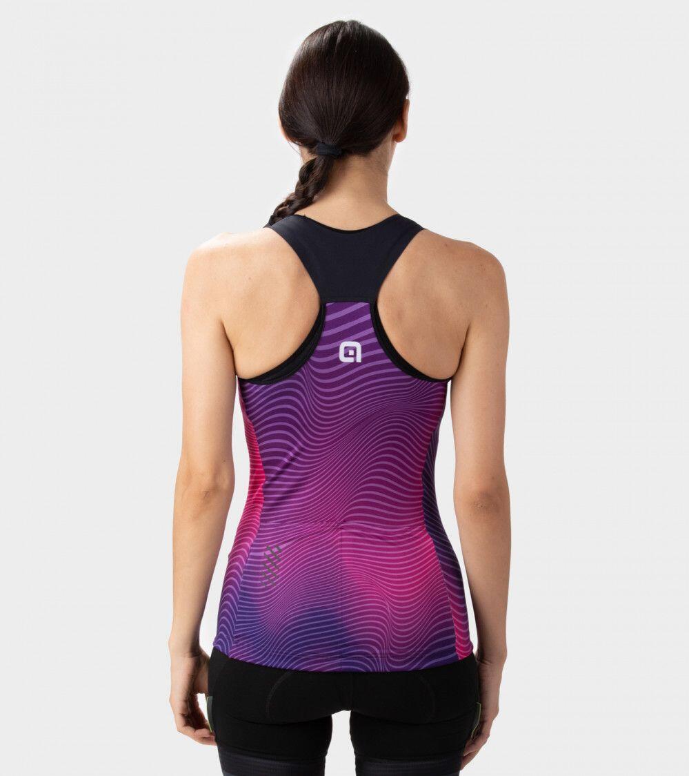 Damen Alé Onda Ärmelloses Trikot Lila 2/7