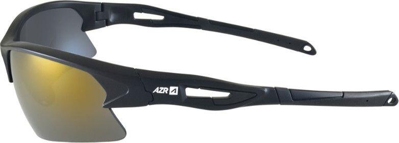 AZR Huez Black Glasses - Gold Mirror Lenses 4/5