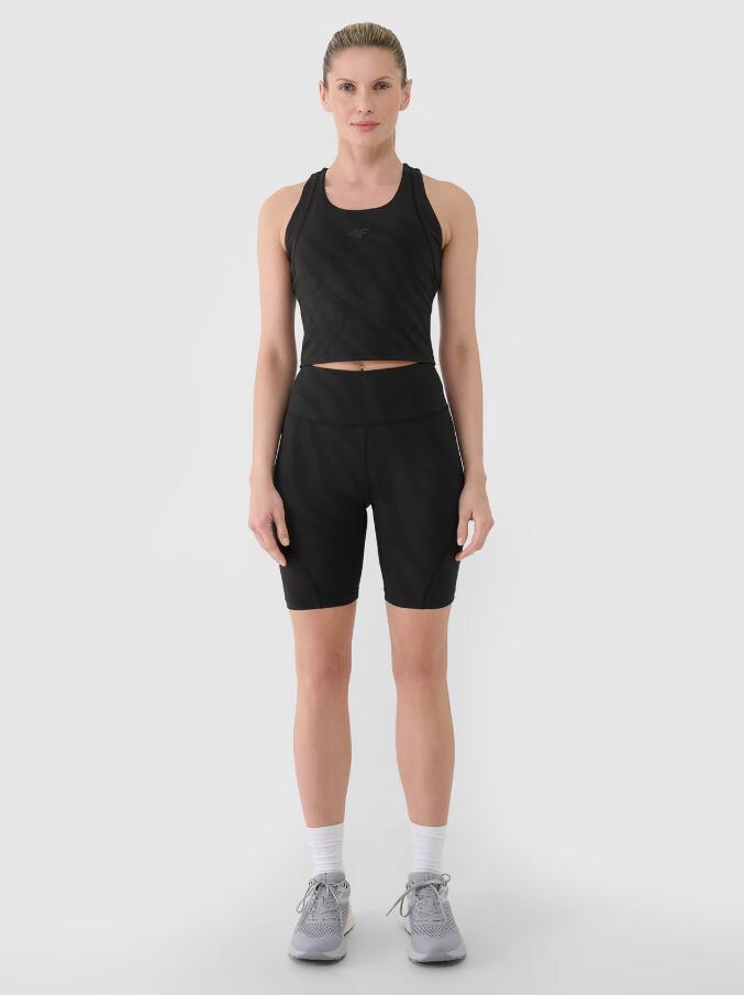 Dámské sportovní tričko crop top 4F 7/7