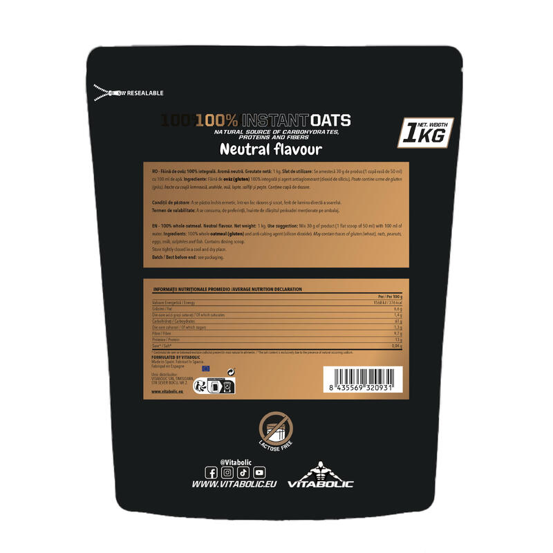 Faina de ovaz Instant Oats Fara Aroma 1Kg