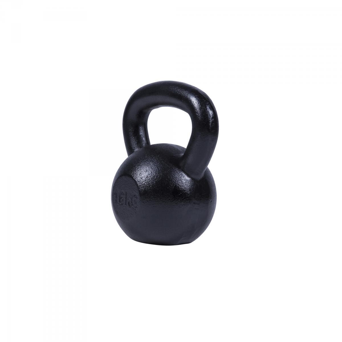 GORILLA SPORTS Kettlebell Gusseisen Schwarz 4-32 KG 2/5