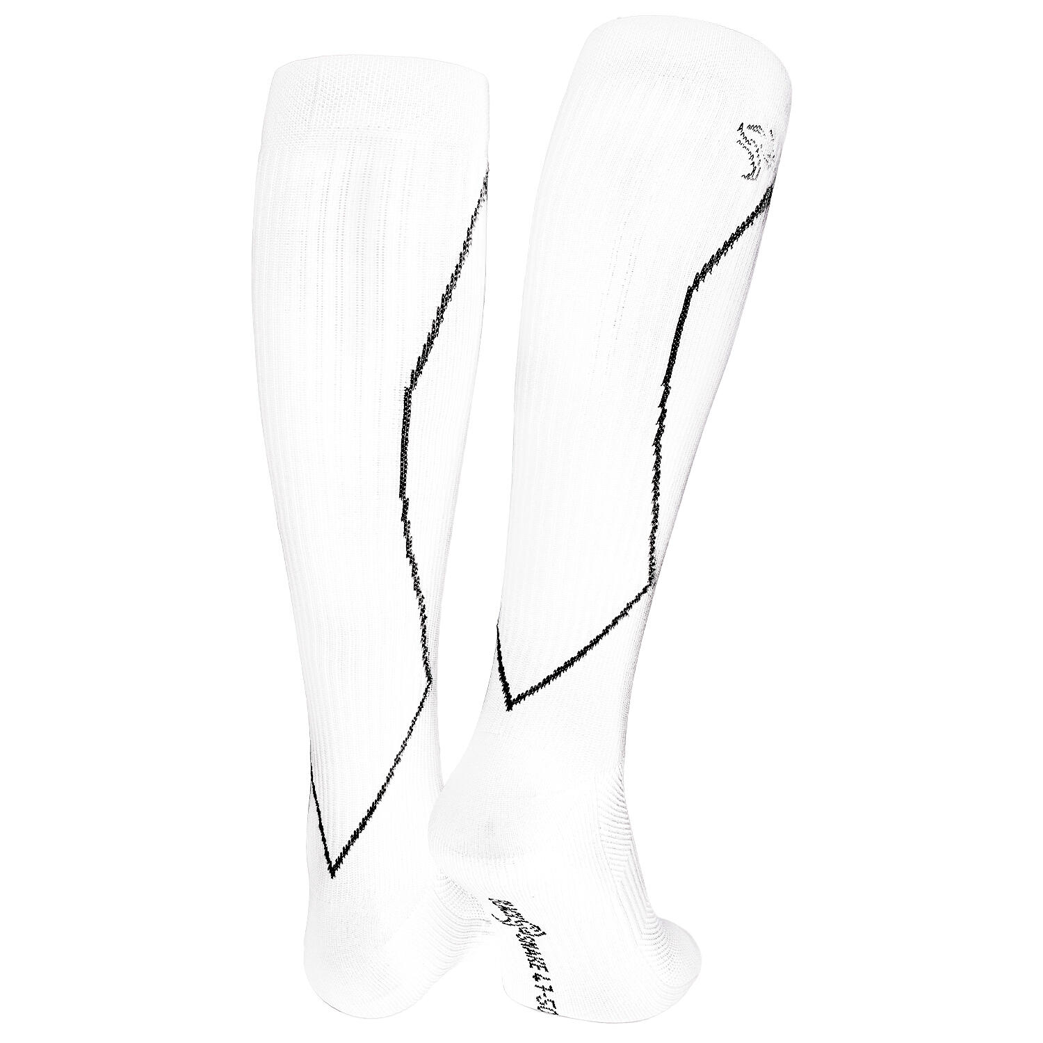 Black Snake® Sport Kompressionssocken Weiß Damen Herren 35/38 2/6