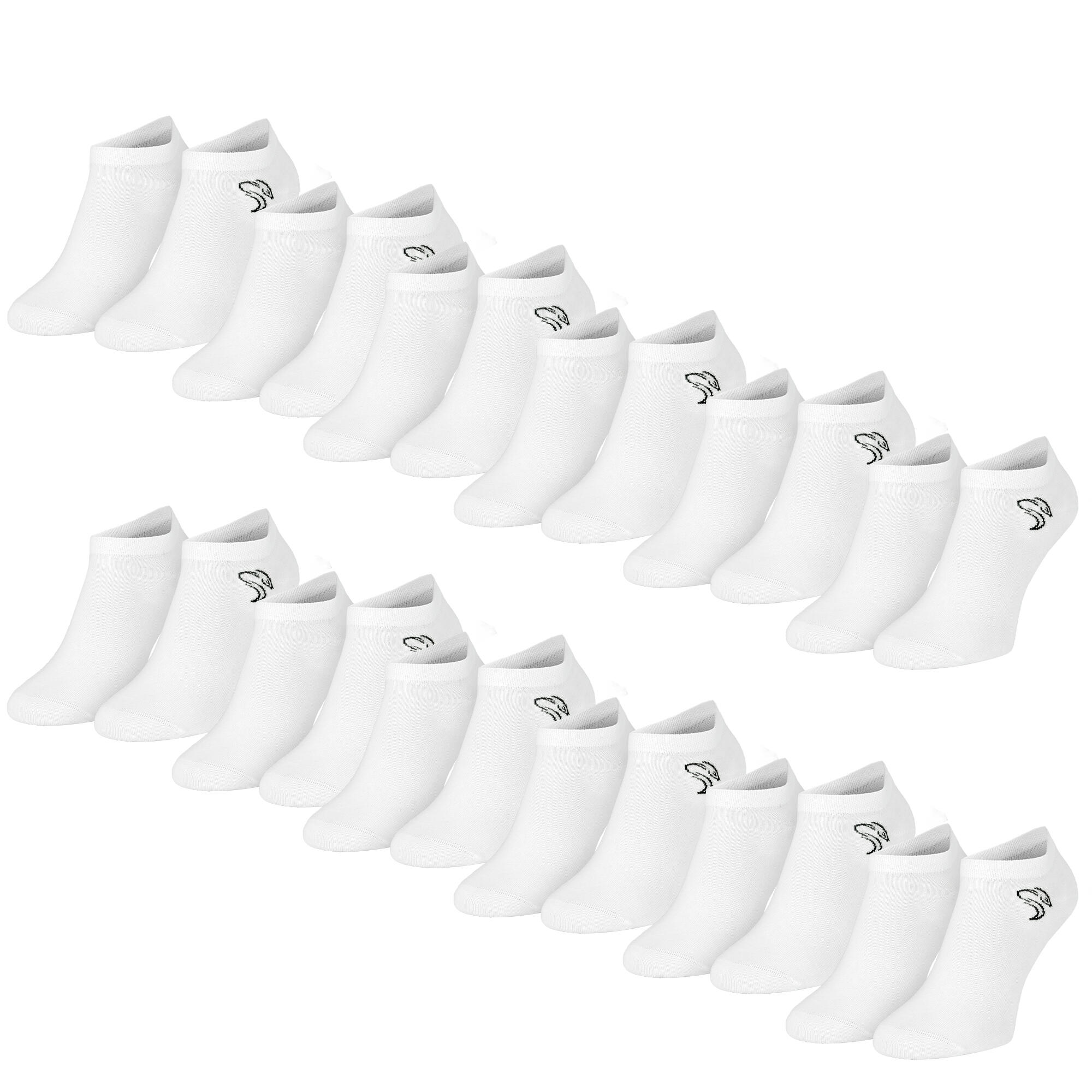 12 Paar Sneaker Socken aus Baumwolle Weiß - 35/38 2/8