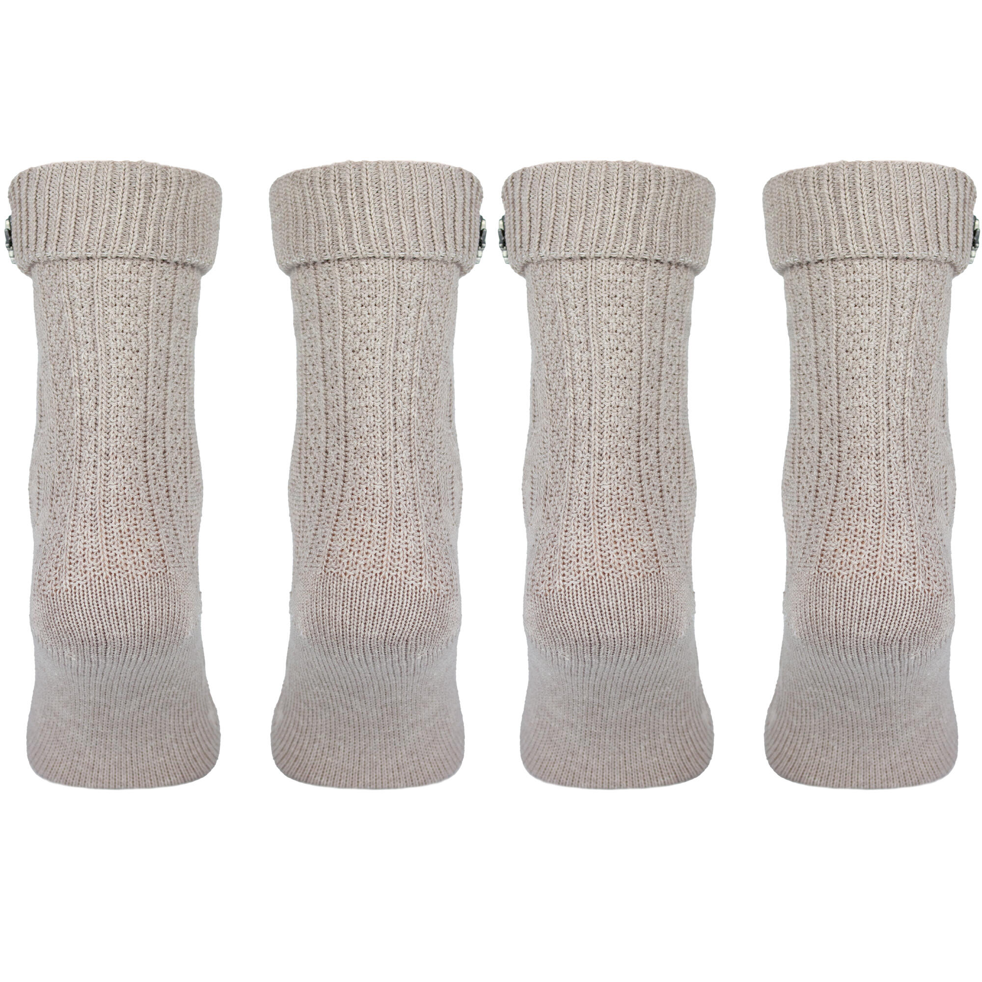 Trachtensocken 2 Paar – Schoppersocken Damen & Herren Oktoberfest Beige-43/46 6/7