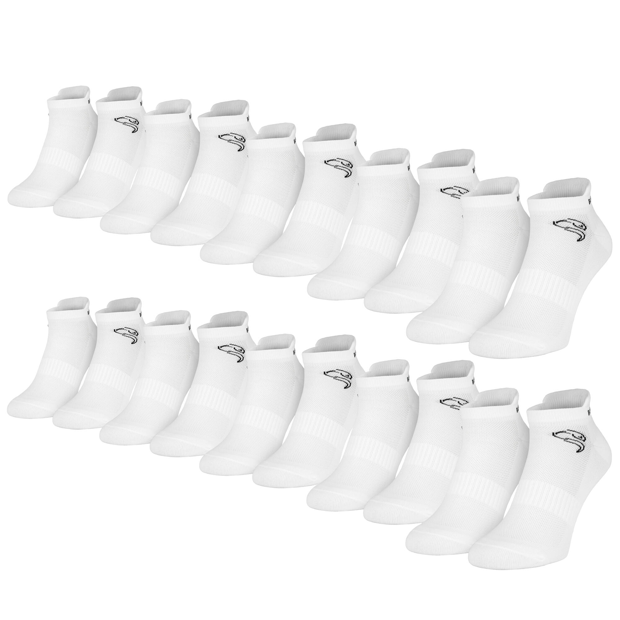Sport Sneaker Socken | 10 Paar | Damen und Herren | Weiß 2/7