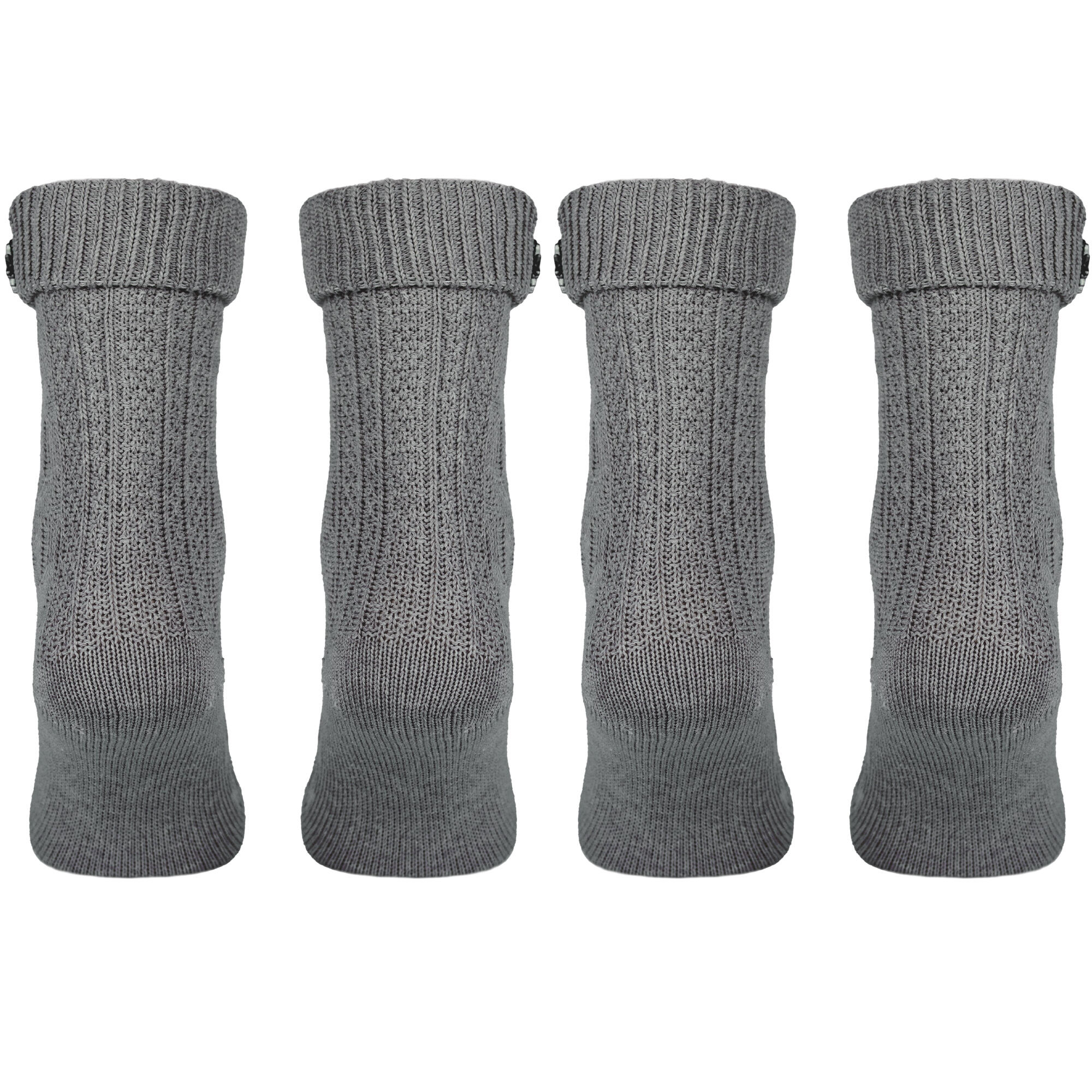 Trachtensocken 2 Paar – Schoppersocken Damen & Herren Oktoberfest Grau-35/38 6/7