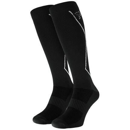 Sport Laufsocken mit Kompression | Kniestrümpfe | Damen und Herren | Dunkelblau