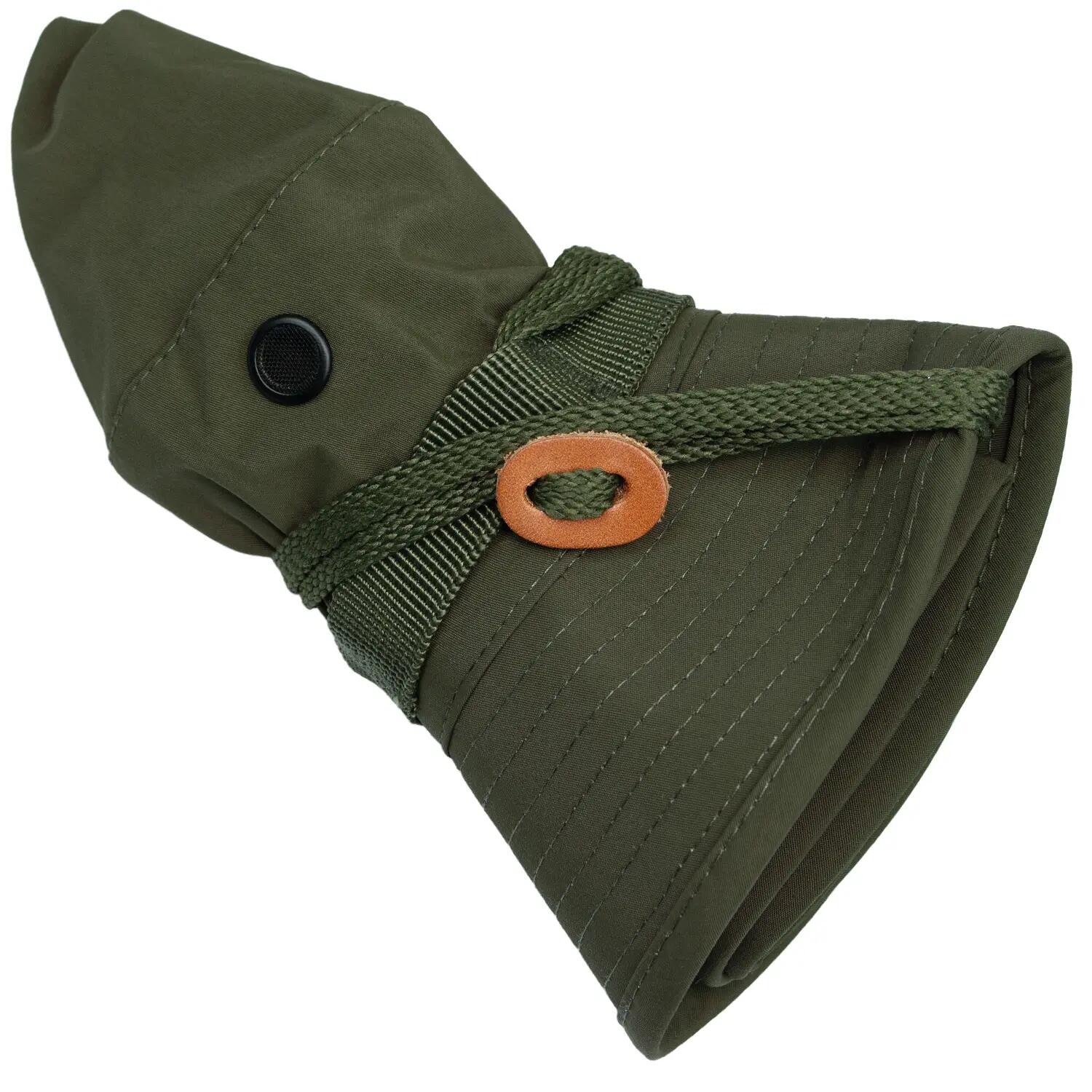 Boonie Hat - wasserdichter Anglerhut mit Belüftung und Kordel XXL Oliv 5/7