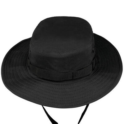 Cappello da pesca & trekking | Impermeabile | Donna e uomo | Nero