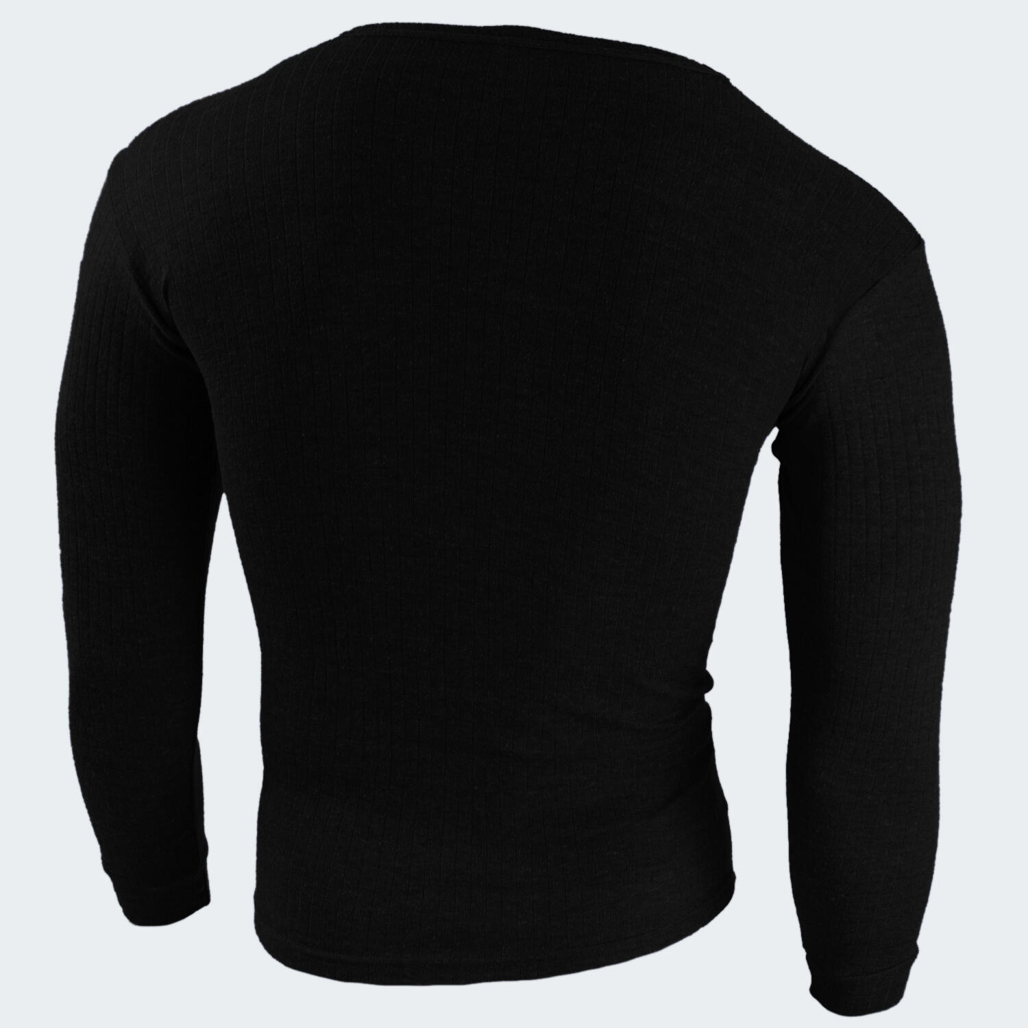 Black Snake Herren Unterhemd 'cushy' | Warmes Fleece-Unterhemd Schwarz-8/XXL 3/7