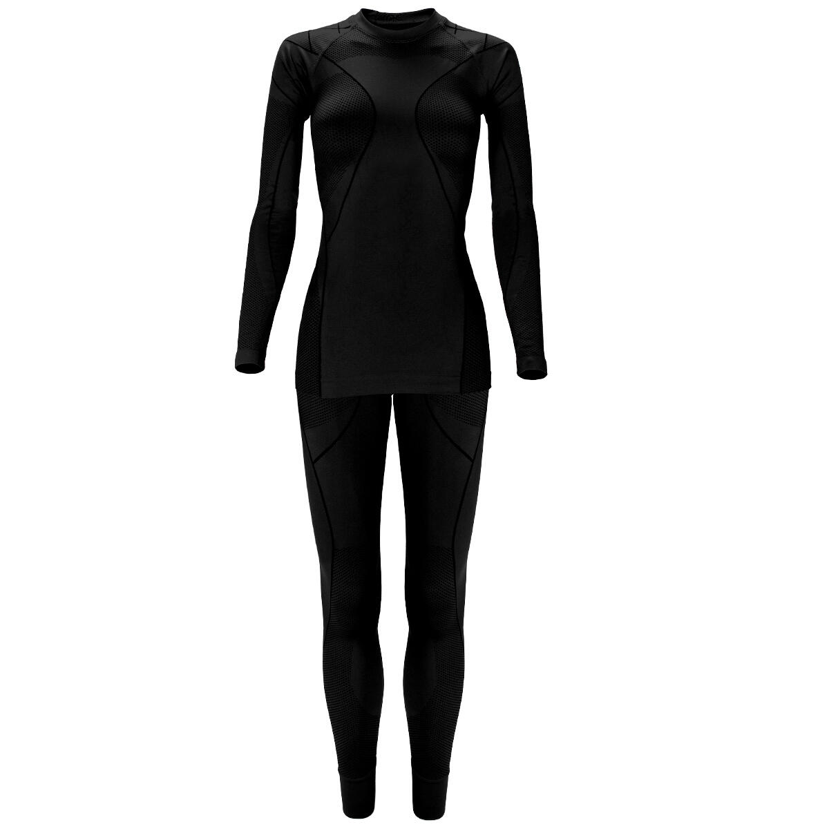 Black Snake Damen Seamless Funktionswäsche-Set - L/XL Schwarz 2/8