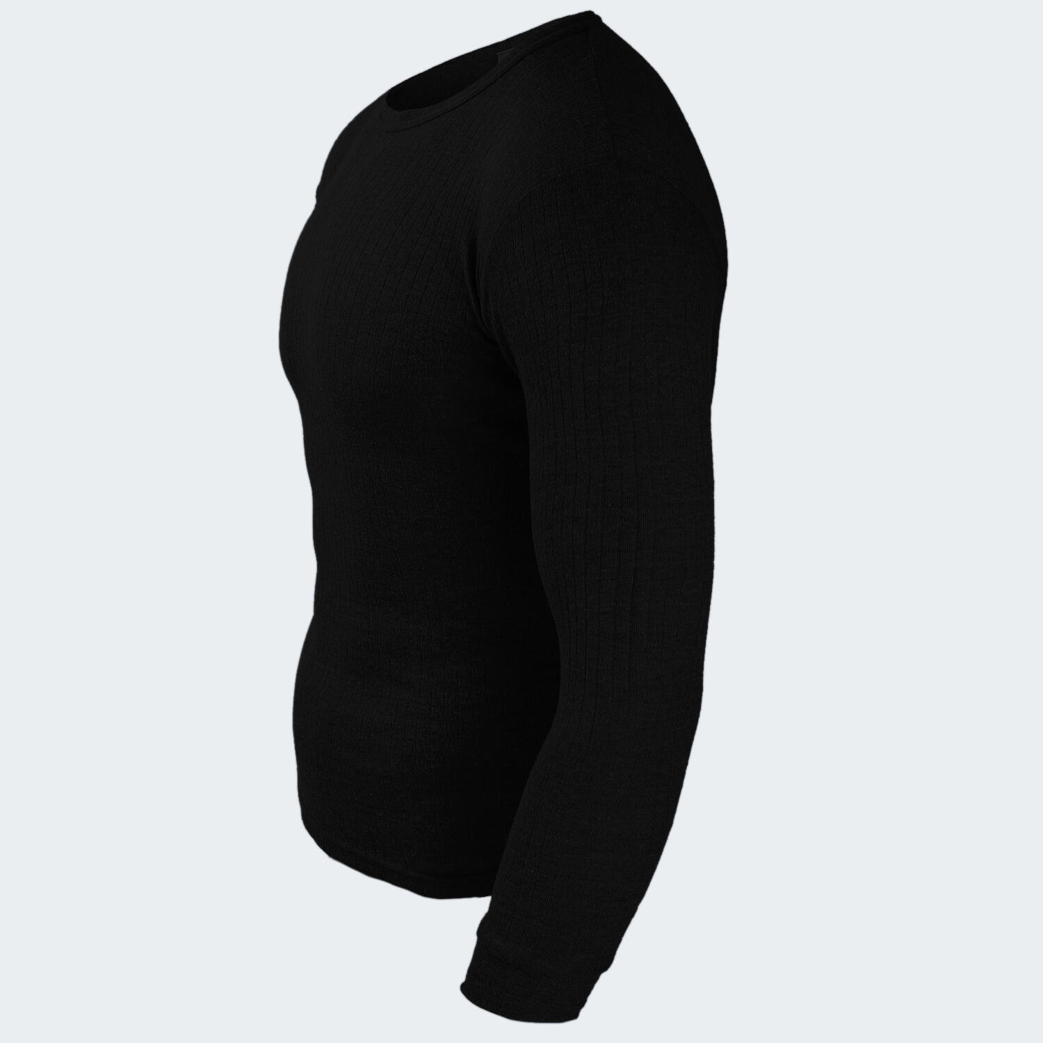 Black Snake Herren Unterhemd 'cushy' | Warmes Fleece-Unterhemd Schwarz-8/XXL 2/7
