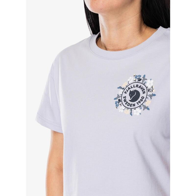 Tricou cu maneci scurte Fjällblomster Logo T-shirt W
