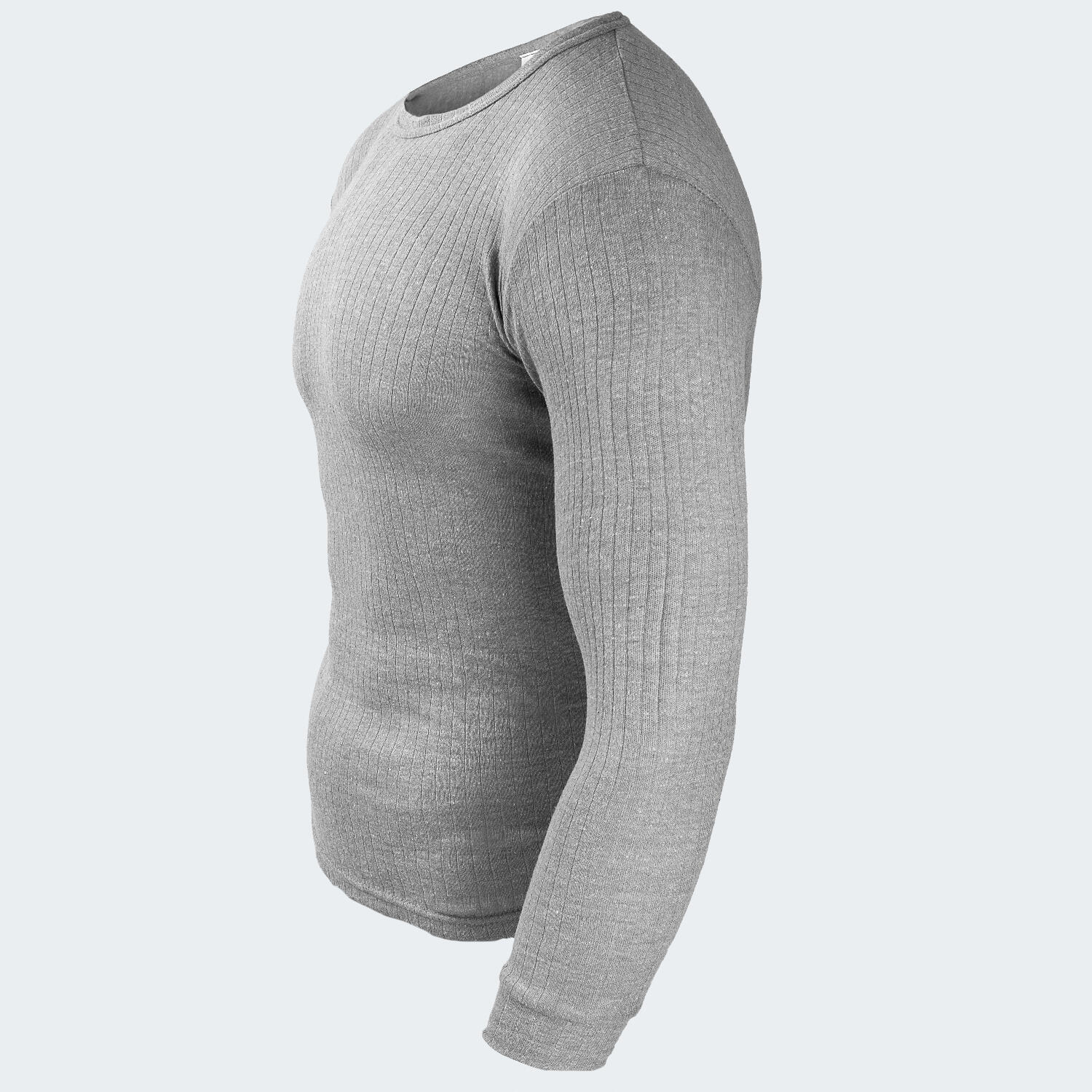 Maglietta termica | Maglia sportiva | Uomo | Pile interno | Grigio 2/7