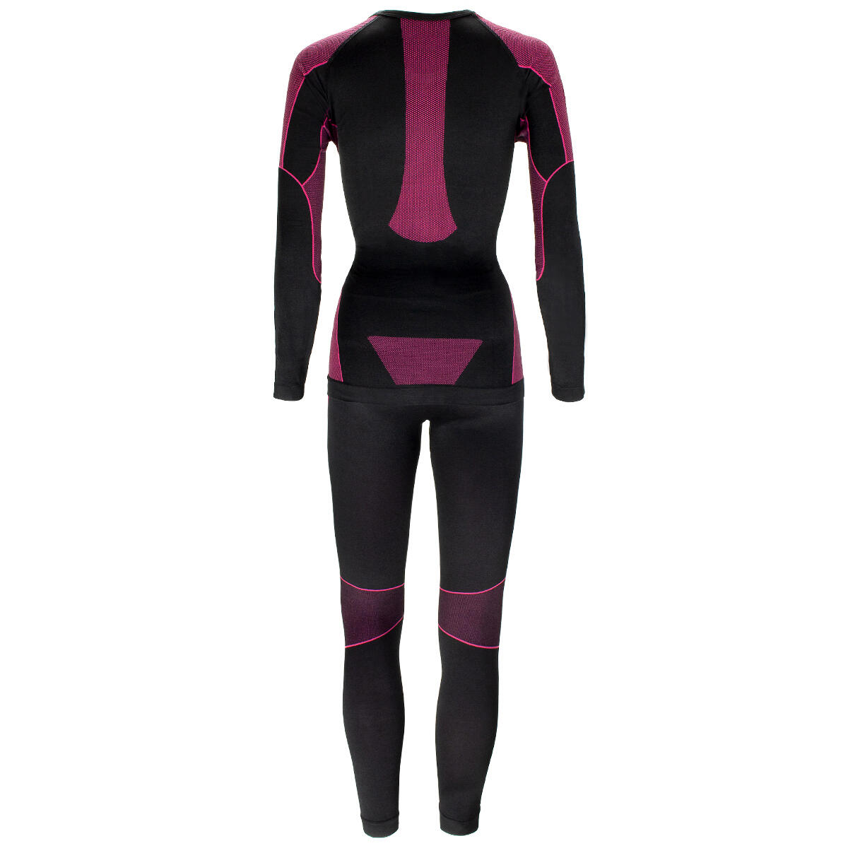 Black Snake Damen Seamless Funktionswäsche-Set - S/M Schwarz/Pink 4/8