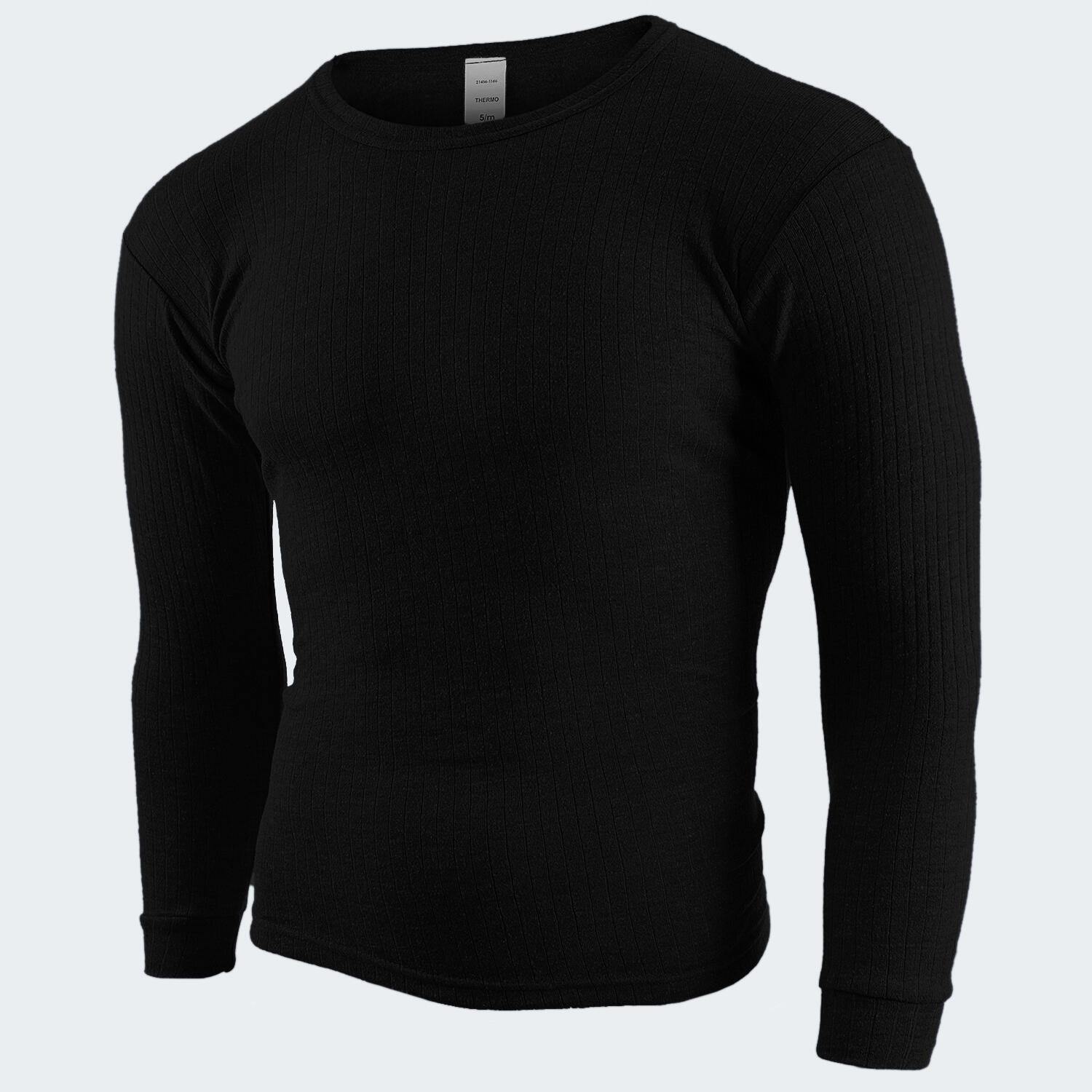Black Snake Herren Unterhemd 'cushy' | Warmes Fleece-Unterhemd Schwarz-8/XXL 1/7