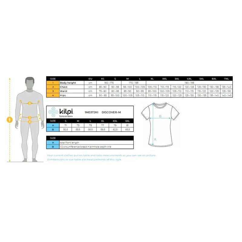 Tricou KILPI Discover, Albastru Inchis, Barbati