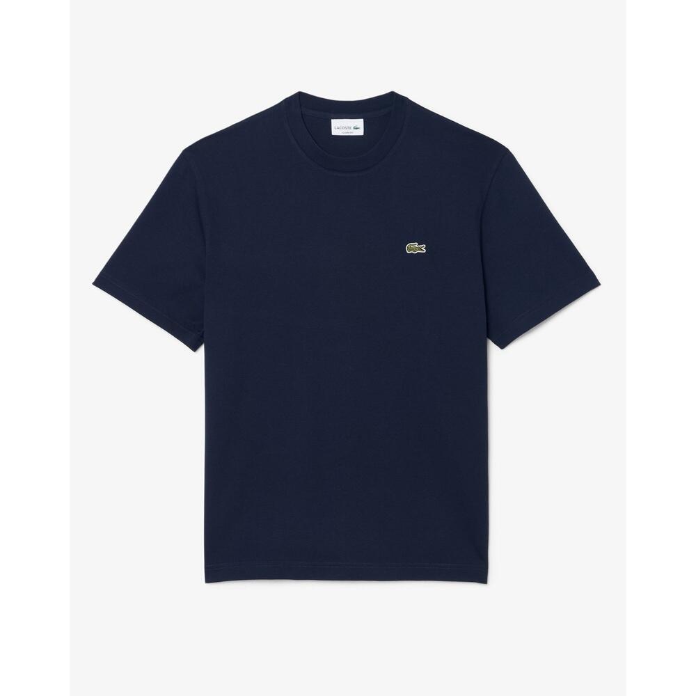 Maglietta Logo Ricamato Uomo Lacoste Blu Navy 6/6