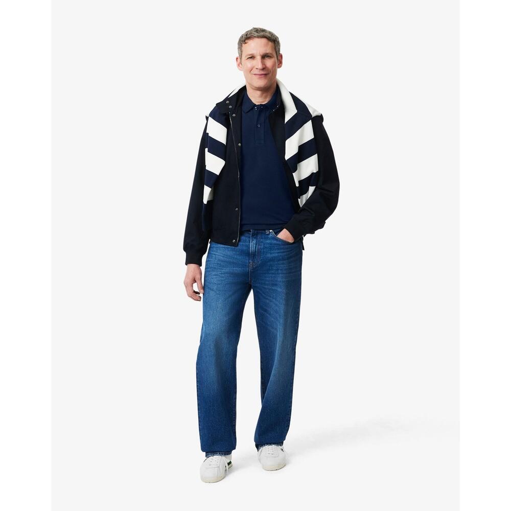 Polo Azul Marino Lacoste L.12.12 Slim Fit en Petit Piqué 3/6