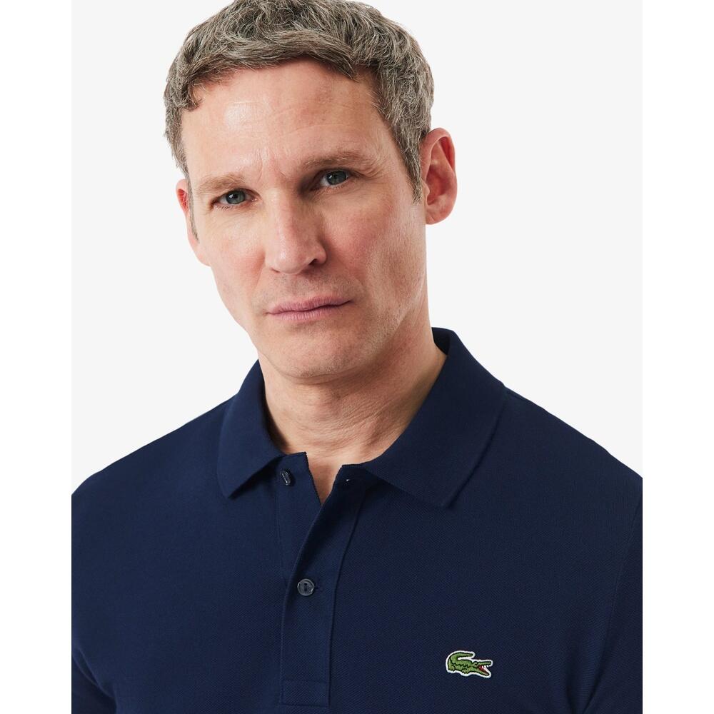 Polo Azul Marino Lacoste L.12.12 Slim Fit en Petit Piqué 2/6