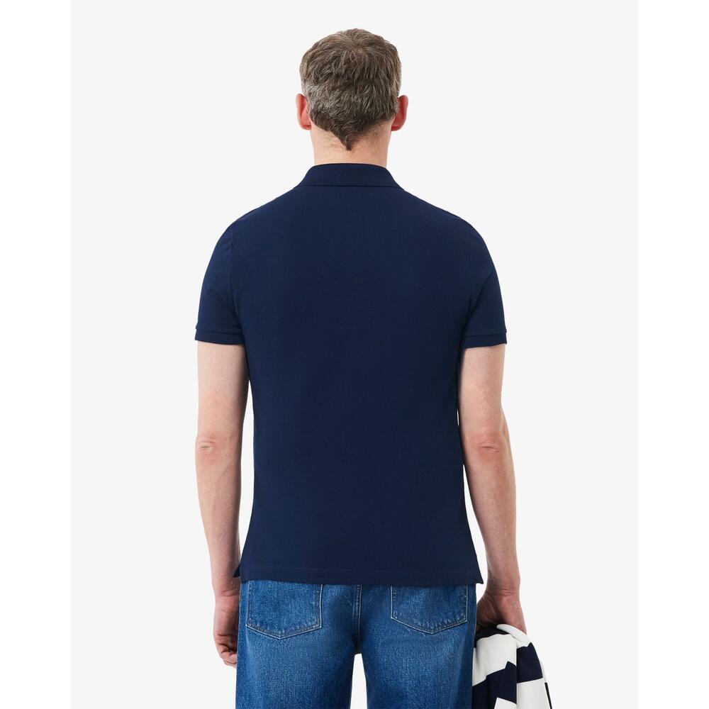 Polo Azul Marino Lacoste L.12.12 Slim Fit en Petit Piqué 4/6