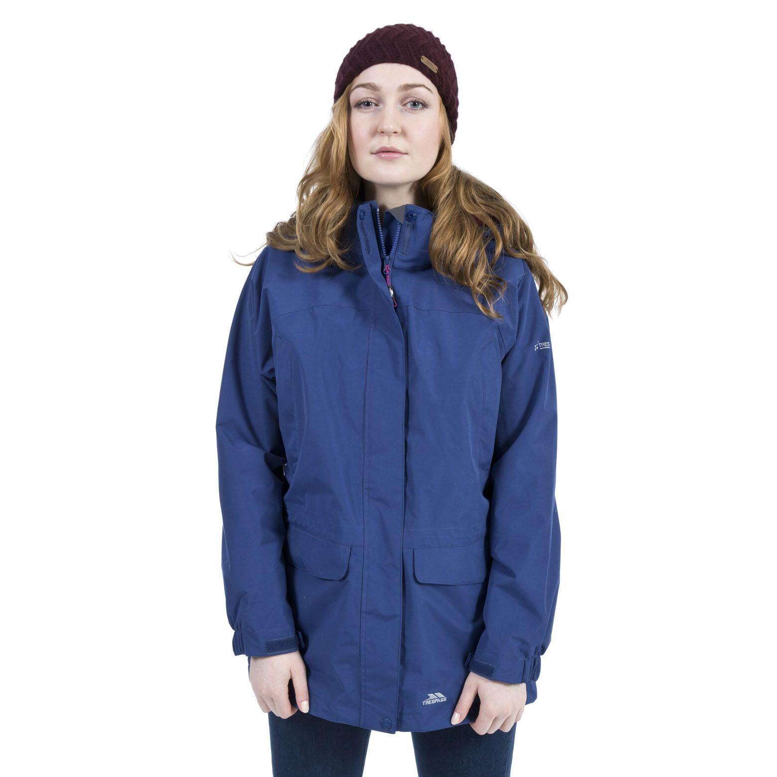 Women's SKYRISE waterproof jacket (Midnight blue)