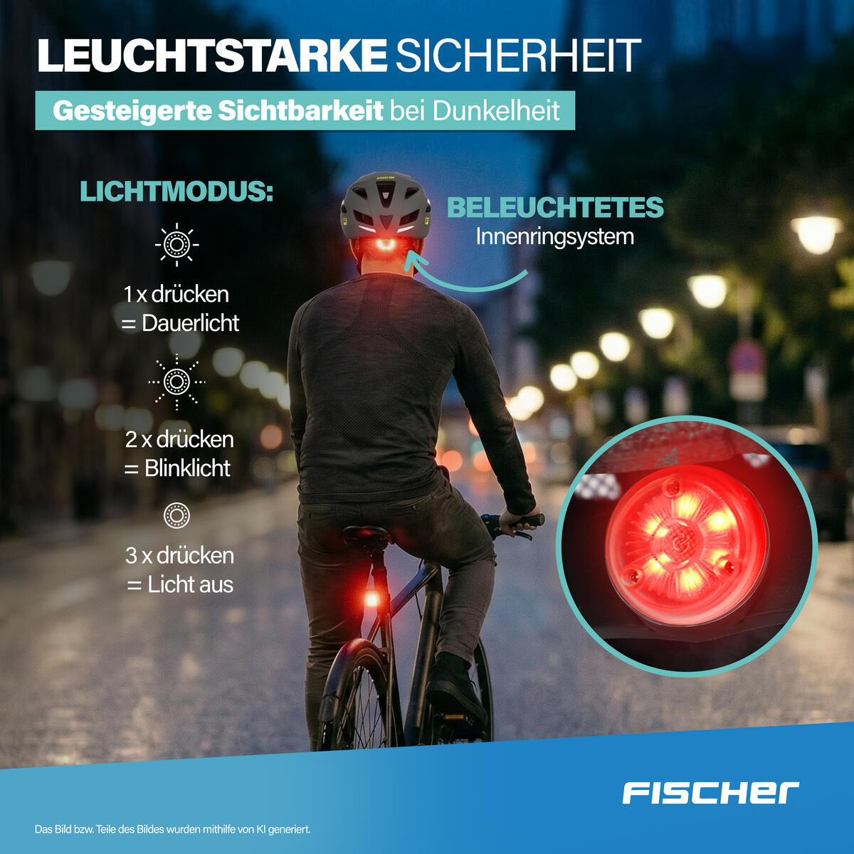 FISCHER Fahrradhelm Urban Levin L/XL 7/7