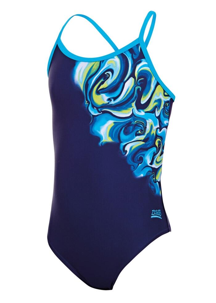Fato de banho Zoggs Tie Marbling azul tamanho UK 26 / EU 36 5/5