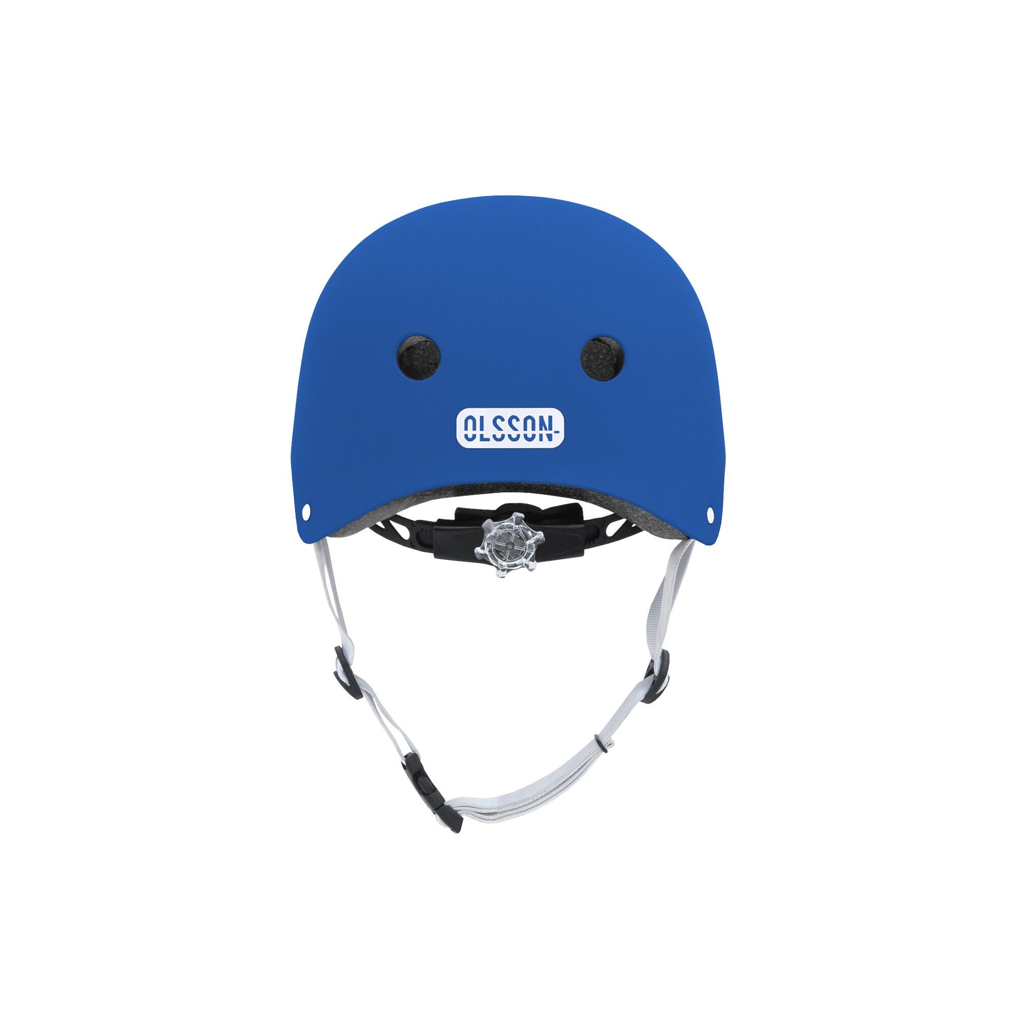 Kinderhelm OLSSON BEETLE Blauw M-L 52-54cm skates skateboard fietsen steppen 5/6