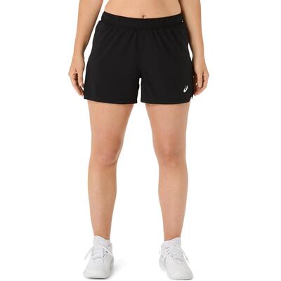 Joggers dames - asics court 2-n-1 short - black