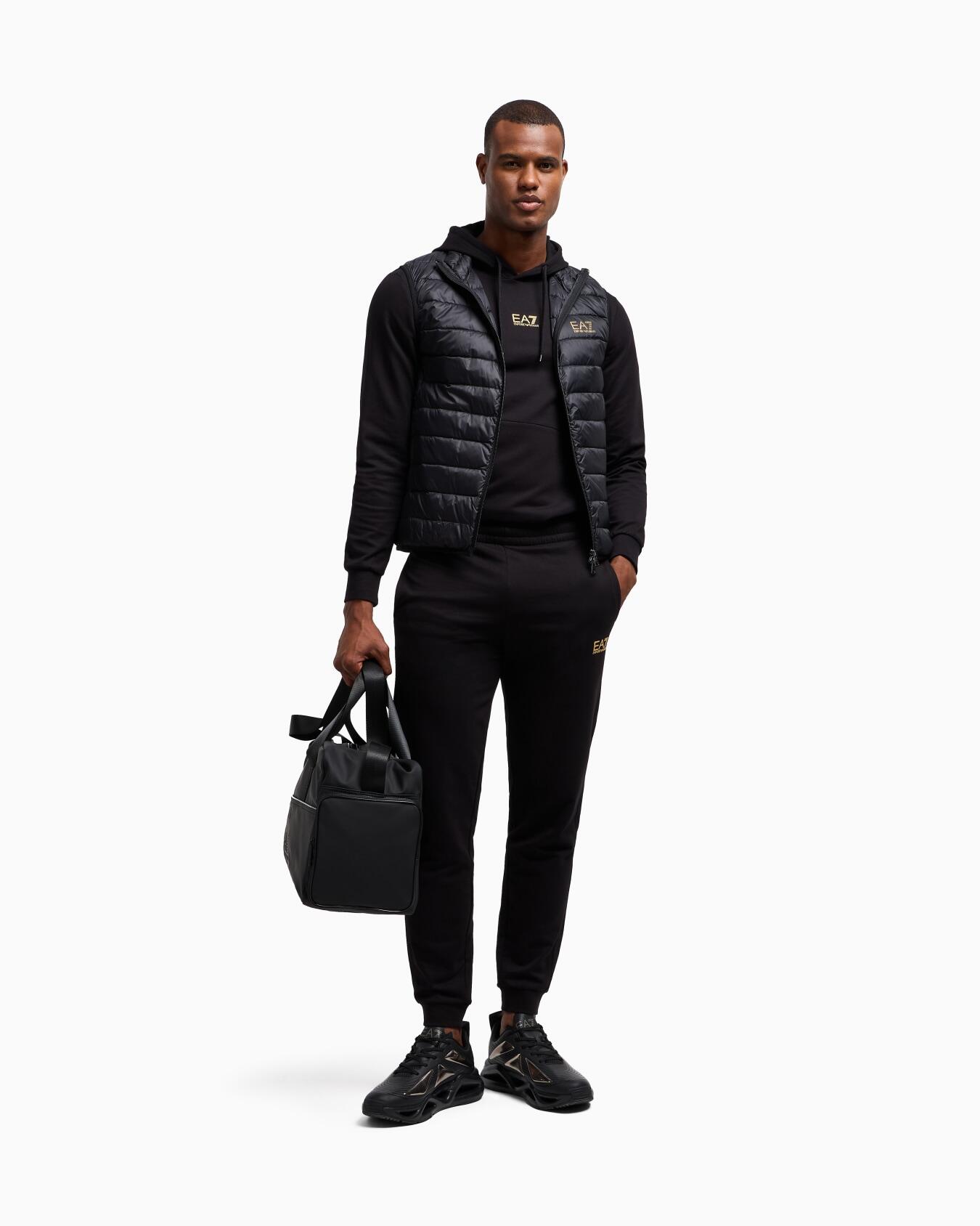 EA7 EMPORIO ARMANI 8NPQ06-PNGPZ-0208 colete sem mangas homem, plumas, preto 5/5
