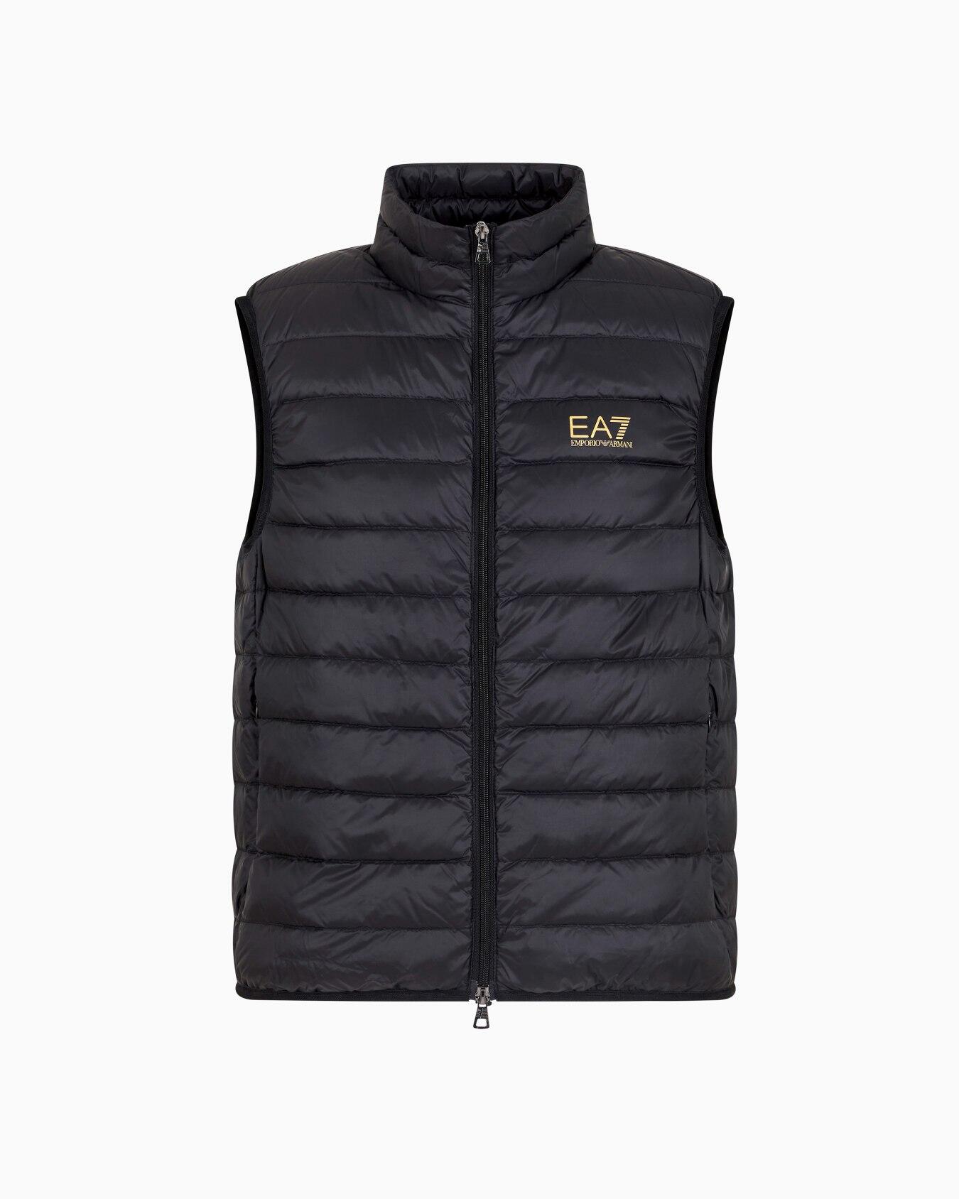 EA7 EMPORIO ARMANI 8NPQ06-PNGPZ-0208 colete sem mangas homem, plumas, preto 4/5