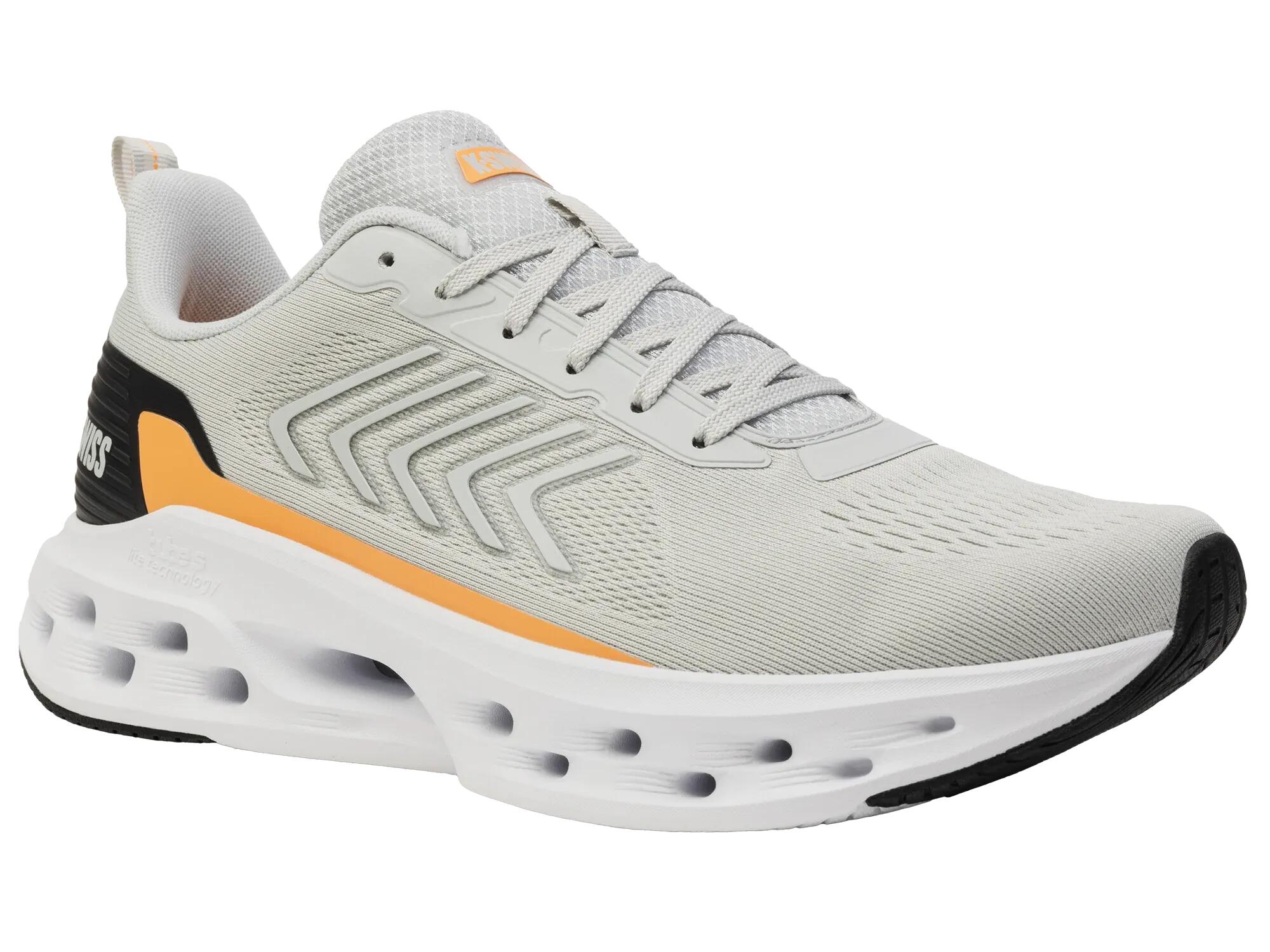 K-SWISS Melrose Tubes Lite scarpe da ginnastica Herren, grigio-nero-arancio 6/6
