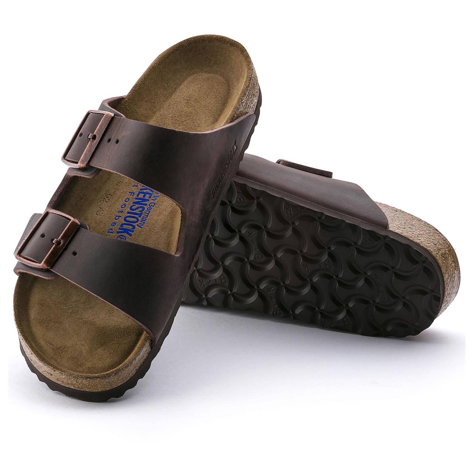 Pantoletten Birkenstock Arizona Habana Nero Dame 6/6