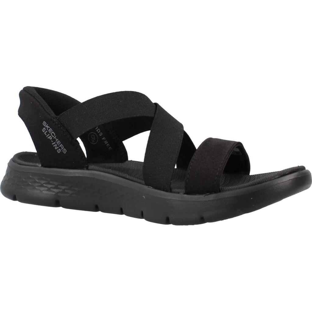 Sandali Bassi Donna Skechers Go Walk Flex Sandal Nero 5/5